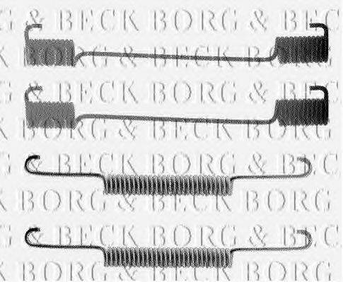 BORG & BECK BBK6093 Комплектуючі, колодки дискового гальма