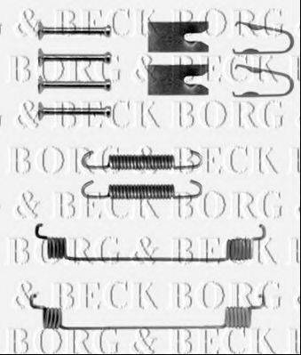 Комплектуючі, колодки дискового гальма BORG & BECK BBK6147