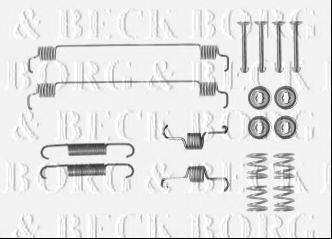Комплектующие, колодки дискового тормоза BORG & BECK BBK6159
