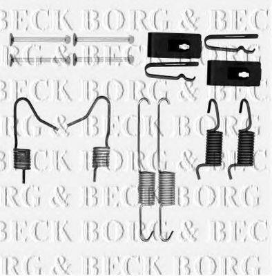 BORG & BECK BBK6167 Комплектующие, колодки дискового тормоза