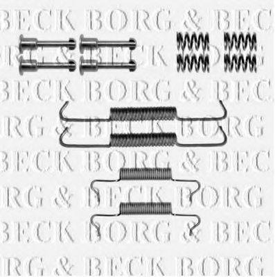 BORG & BECK BBK6210 Комплектующие, колодки дискового тормоза