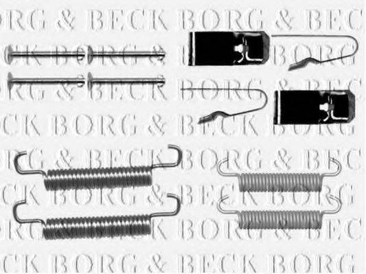 Комплектуючі, колодки дискового гальма BORG & BECK BBK6213