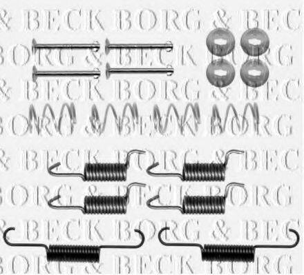 Комплектуючі, колодки дискового гальма BORG & BECK BBK6236
