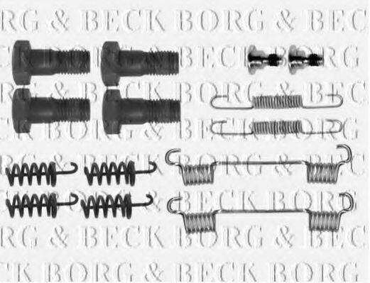 BORG & BECK BBK6237 Комплектующие, колодки дискового тормоза