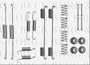 Комплектуючі, колодки дискового гальма BORG & BECK BBK6239