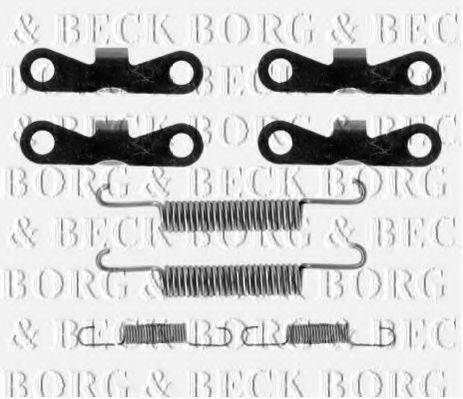 BORG & BECK BBK6241 Комплектующие, колодки дискового тормоза