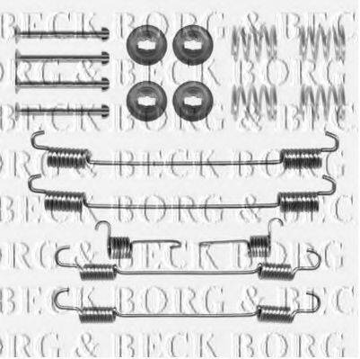 Комплектуючі, колодки дискового гальма BORG & BECK BBK6247