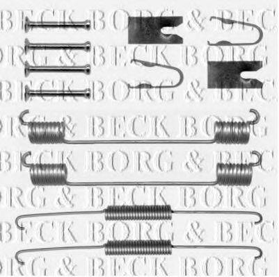 BORG & BECK BBK6253 Комплектующие, колодки дискового тормоза
