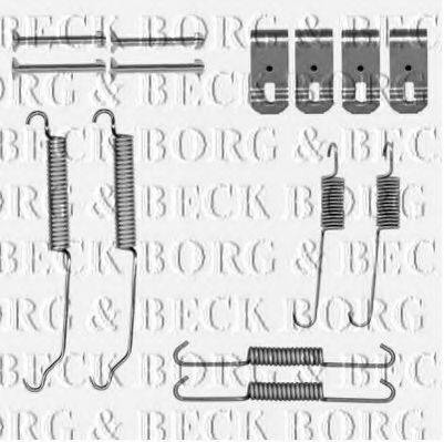 Комплектующие, колодки дискового тормоза BORG & BECK BBK6309
