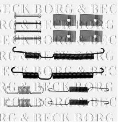 BORG & BECK BBK6310 Комплектующие, колодки дискового тормоза
