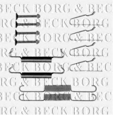 Комплектуючі, колодки дискового гальма BORG & BECK BBK6315