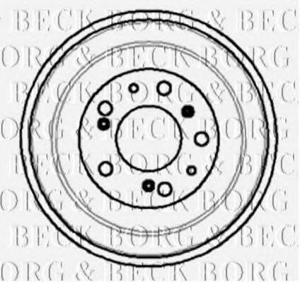 BORG & BECK BBR7011 Тормозной барабан