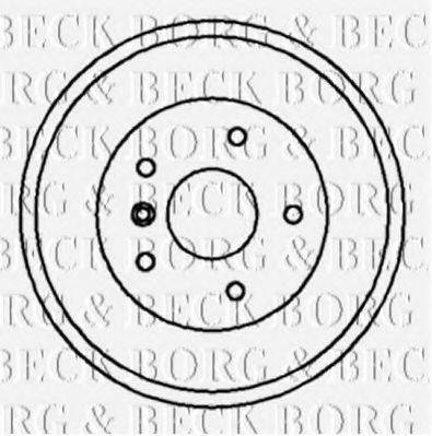 BORG & BECK BBR7021 Тормозной барабан