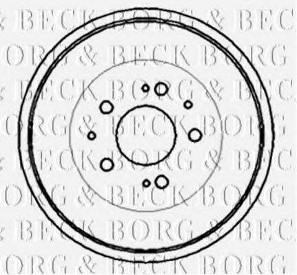 BORG & BECK BBR7039 Гальмівний барабан