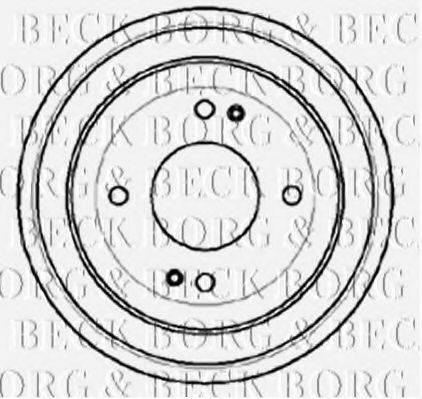 BORG & BECK BBR7060 Тормозной барабан