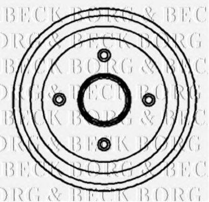 BORG & BECK BBR7068 Тормозной барабан