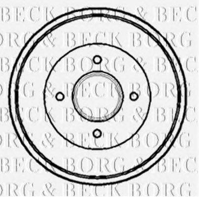 Тормозной барабан BORG & BECK BBR7081