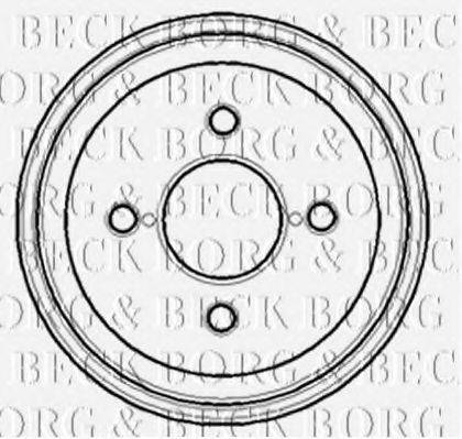 BORG & BECK BBR7095 Тормозной барабан