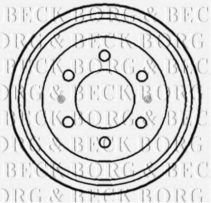 BORG & BECK BBR7102 Тормозной барабан