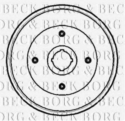 Тормозной барабан BORG & BECK BBR7103