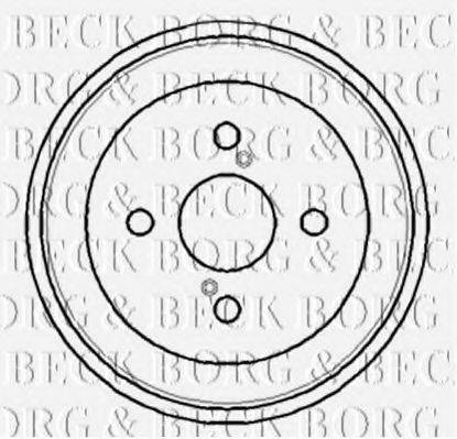BORG & BECK BBR7108 Гальмівний барабан