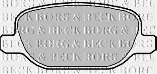 BORG & BECK BBP1978 Комплект тормозных колодок, дисковый тормоз