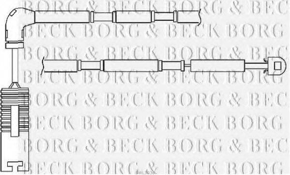 BORG & BECK BWL3036 Сигнализатор, износ тормозных колодок
