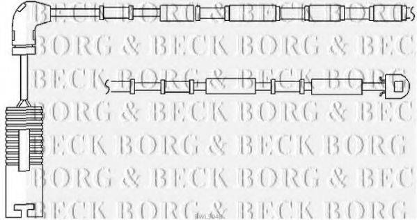 BORG & BECK BWL3048 Сигнализатор, износ тормозных колодок