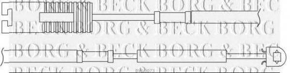 BORG & BECK BWL3073 Сигнализатор, износ тормозных колодок