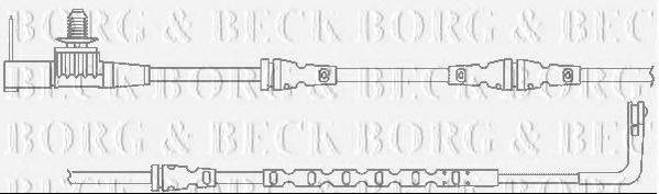 BORG & BECK BWL3118 Сигнализатор, износ тормозных колодок