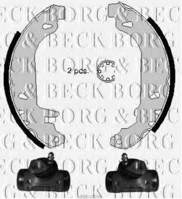 Комплект гальмівних колодок BORG & BECK BBS1009K