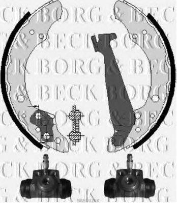 BORG & BECK BBS1026K Комплект тормозных колодок