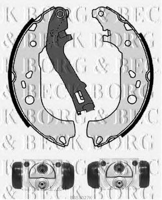 Комплект тормозных колодок BORG & BECK BBS1027K