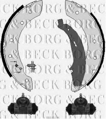 BORG & BECK BBS1039K Комплект тормозных колодок