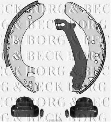 Комплект гальмівних колодок BORG & BECK BBS1059K