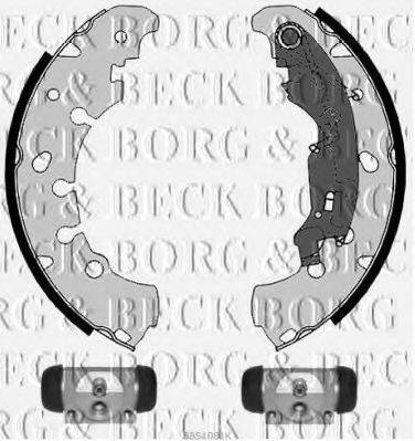 BORG & BECK BBS1081K Комплект тормозных колодок