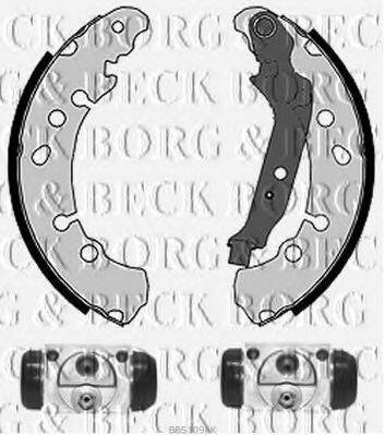 BORG & BECK BBS1096K Комплект тормозных колодок