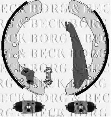 BORG & BECK BBS1097K Комплект тормозных колодок