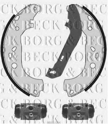 Комплект гальмівних колодок BORG & BECK BBS1105K