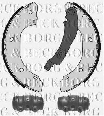 Комплект гальмівних колодок BORG & BECK BBS1112K