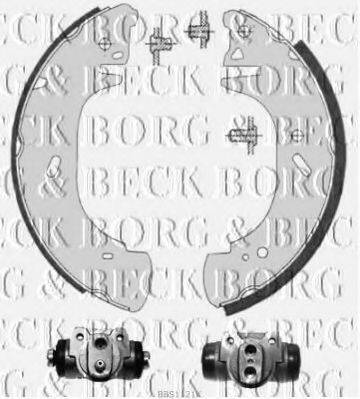 Комплект гальмівних колодок BORG & BECK BBS1121K