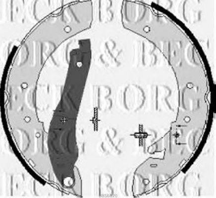 BORG & BECK BBS6020 Комплект тормозных колодок