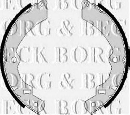 Комплект гальмівних колодок BORG & BECK BBS6046