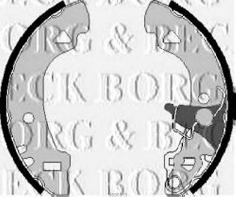 Комплект гальмівних колодок BORG & BECK BBS6079