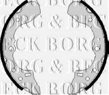 BORG & BECK BBS6120 Комплект тормозных колодок