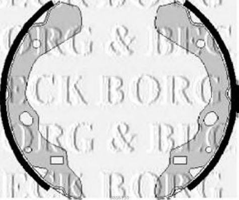BORG & BECK BBS6130 Комплект тормозных колодок