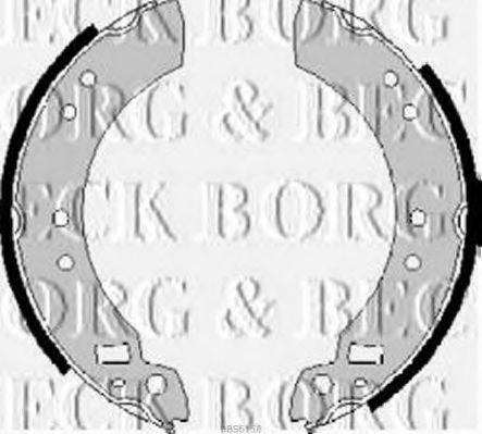 Комплект гальмівних колодок BORG & BECK BBS6158