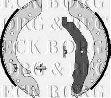 BORG & BECK BBS6198 Комплект тормозных колодок