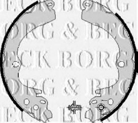 BORG & BECK BBS6204 Комплект тормозных колодок