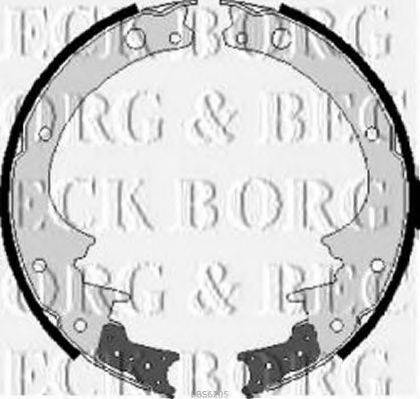 BORG & BECK BBS6205 Комплект тормозных колодок
